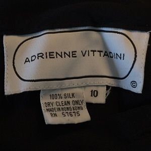 Flowy silk skirt with gentle pleats